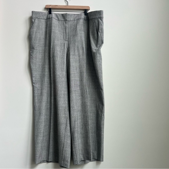 New Lane Bryant Perfect Drape Stretch High Rise Wide Leg Dress Pants Trouser 26 - Picture 3 of 16